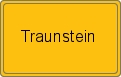 Ortsschild von Traunstein