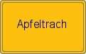 Ortsschild von Apfeltrach