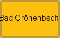 Ortsschild von Bad Grönenbach