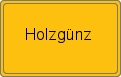 Ortsschild von Holzgünz