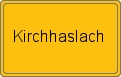Ortsschild von Kirchhaslach