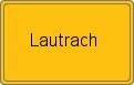 Ortsschild von Lautrach