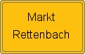 Ortsschild von Markt Rettenbach