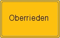 Ortsschild von Oberrieden