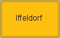 Ortsschild von Iffeldorf