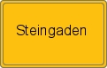 Ortsschild von Steingaden