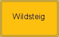 Ortsschild von Wildsteig