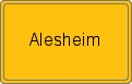Ortsschild von Alesheim