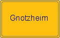 Ortsschild von Gnotzheim
