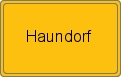 Ortsschild von Haundorf