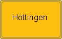 Ortsschild von Höttingen