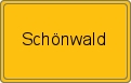 Ortsschild von Schönwald