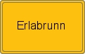 Ortsschild von Erlabrunn