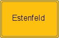 Ortsschild von Estenfeld