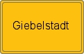 Ortsschild von Giebelstadt