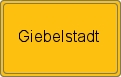 Ortsschild von Giebelstadt