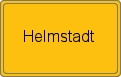Ortsschild von Helmstadt