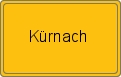 Ortsschild von Kürnach