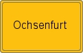 Ortsschild von Ochsenfurt