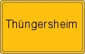 Ortsschild von Thüngersheim