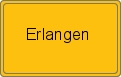 Ortsschild von Erlangen