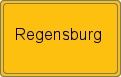 Ortsschild von Regensburg