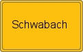 Ortsschild von Schwabach