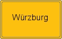 Ortsschild von Würzburg