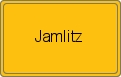Ortsschild von Jamlitz