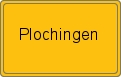 Ortsschild von Plochingen