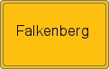 Ortsschild von Falkenberg
