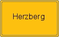 Ortsschild von Herzberg