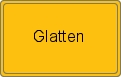 Ortsschild von Glatten