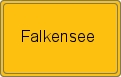 Ortsschild von Falkensee