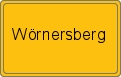 Ortsschild von Wörnersberg