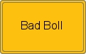 Ortsschild von Bad Boll