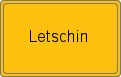 Ortsschild von Letschin