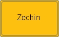 Ortsschild von Zechin