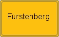 Ortsschild von Fürstenberg