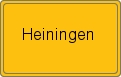 Ortsschild von Heiningen
