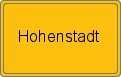 Ortsschild von Hohenstadt