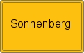 Ortsschild von Sonnenberg