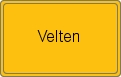 Ortsschild von Velten