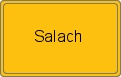 Ortsschild von Salach