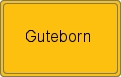 Ortsschild von Guteborn