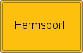Ortsschild von Hermsdorf