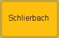 Ortsschild von Schlierbach