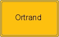 Ortsschild von Ortrand