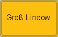 Ortsschild von Groß Lindow