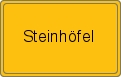 Ortsschild von Steinhöfel